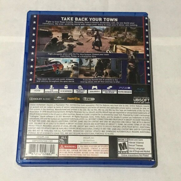 PS4 Far Cry 5 (Mint) Playstation 4 - Picture 2 of 4